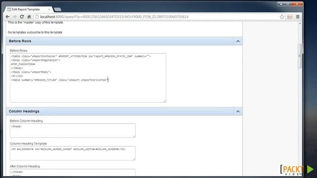 Creating Custom Template in APEX Oracle смотреть онлайн