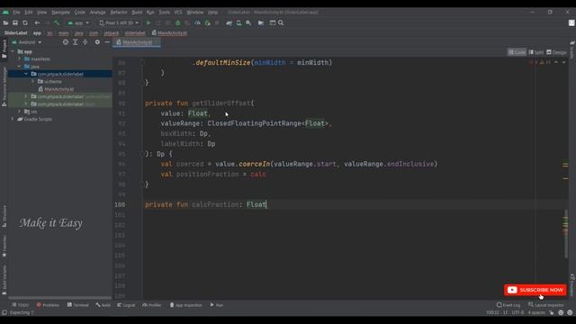 How to Implement Slider with Label in Jetpack Compose | Android | Kotlin | Make it Easy смотреть онлайн