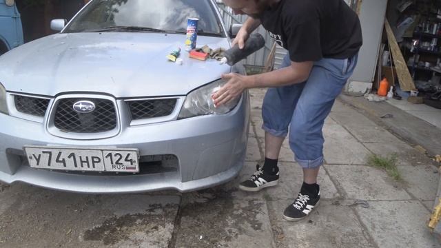 Полировка фар в домашних условиях за 5 рублей!!! (Быстро) Своими руками естественно :) 2019 год. смотреть онлайн