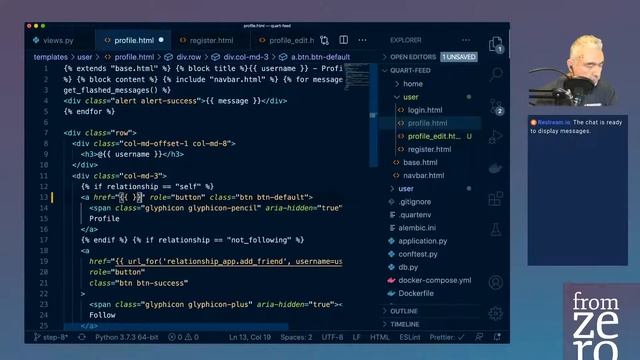 QuartFeed: Edit Profile смотреть онлайн