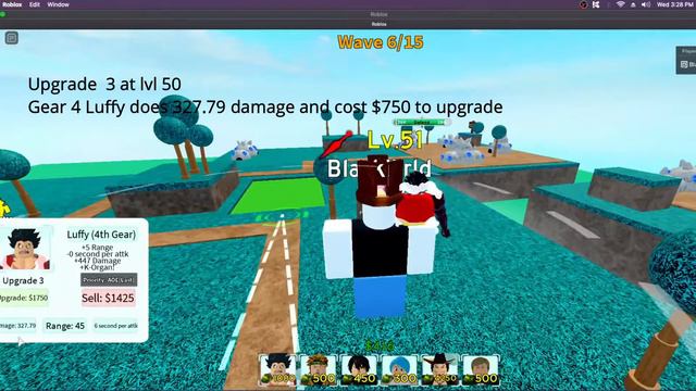 GEAR 4 LUFFY OVERPOWERED ALL STAR TOWER DEFENSE {ROBLOX} смотреть онлайн