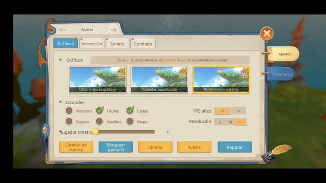 🔍GUIA OPTIMIZAR GOC PARA MOBILES CON BAJOS RECURSOS | GUARDIANS OF CLOUDIA ESPAÑOL смотреть онлайн