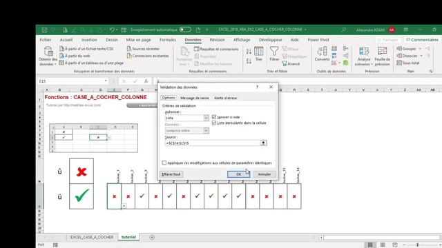 Excel 2016 : Comment faire une case à cocher de manière massive sur Excel en moins de 3 min. смотреть онлайн