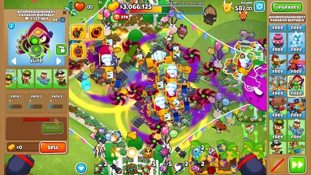 Defeating the BIRTHDAY BAD Over 300 TIMES with Omega Crosspathing! Bloons TD 6 смотреть онлайн