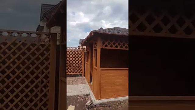 Создание беседки и перголы из дерева. смотреть онлайн