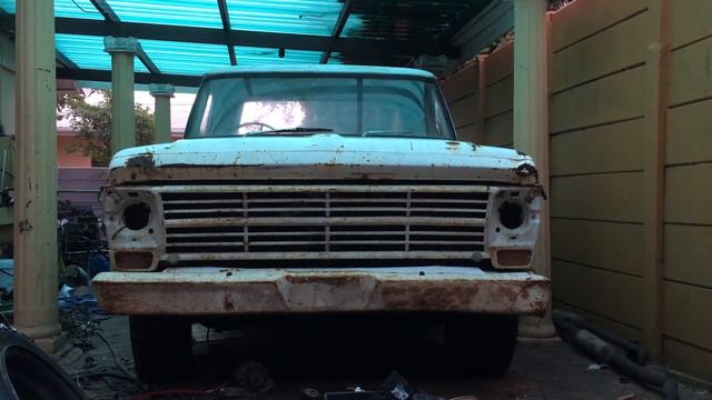 The Ghost 1969 #Ford #F100 #Patina #Bumpside, finally gets mocked up. #Trucks смотреть онлайн