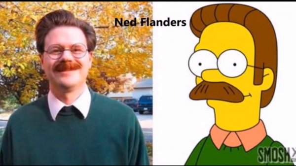 LOS SIMPSON EN LA VIDA REAL