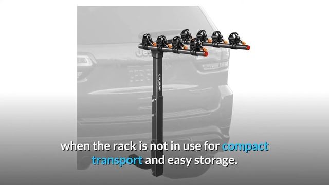 IKURAM 4 Bike Rack Bicycle Carrier Racks Hitch Mount Double Foldable Rack Review смотреть онлайн