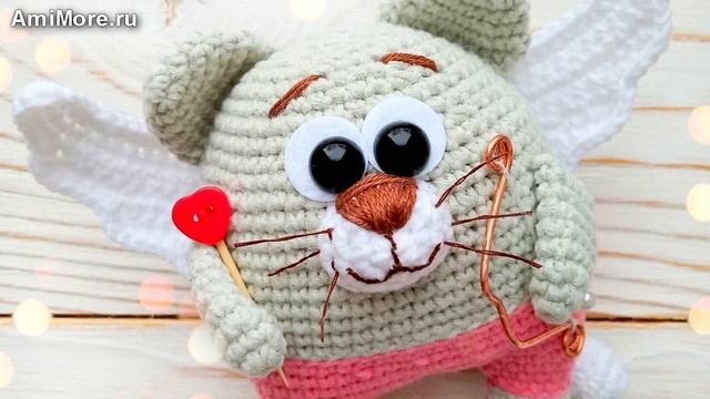 Амигуруми: схема Валькин кот. Игрушки вязаные крючком - Free crochet patterns. смотреть онлайн