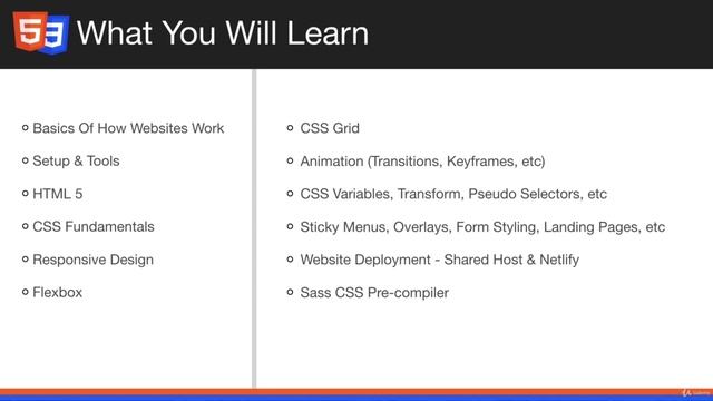 Modern HTML & CSS From The Beginning (Including Sass) - Learn Web Development смотреть онлайн
