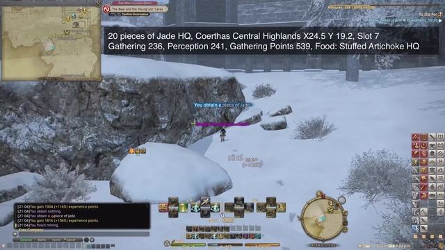 FFXIV Miner Quest Level 40 - To Die For (Jade HQ) - A Realm Reborn смотреть онлайн