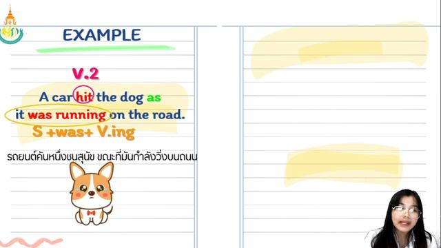 Past continuous & Past simple tense смотреть онлайн