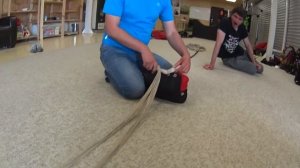 Укладка парашюта типа крыло ч.2