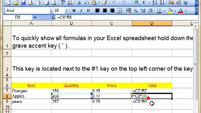 AM 4522 Show all formula Microsoft Excel 2003 ECDL Advanced ITQ3 смотреть онлайн