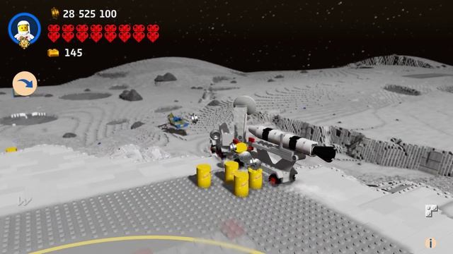 LEGO Worlds - The first LEGO exploration on the Moon (The new DLC Classic Space Pack) смотреть онлайн