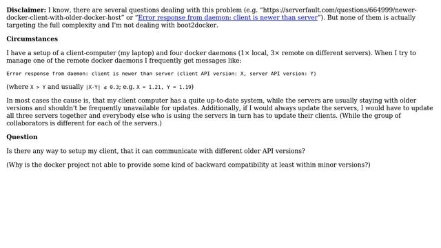 DevOps & SysAdmins: docker: client is newer than server смотреть онлайн