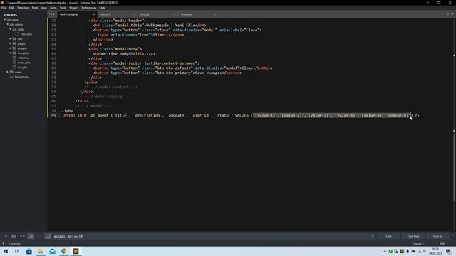 Php Admin Panel D5 PDO insert işlemi Modals ve Form işlemleri смотреть онлайн