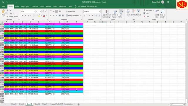 How to import Coordinates in Excel Form AutoCAD. Topo PLine & Lines Data PNEZD. Just Click смотреть онлайн