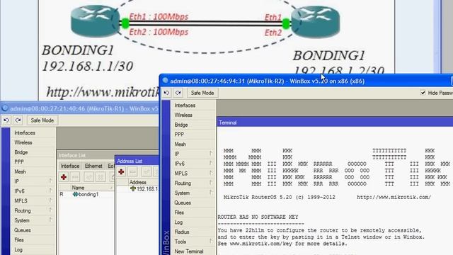 MIkrotik RouterOS Interface Bonding Configuration Example | Interface Bonding Setup смотреть онлайн