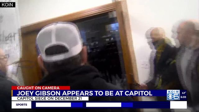 Joey Gibson appears to be at Capitol смотреть онлайн