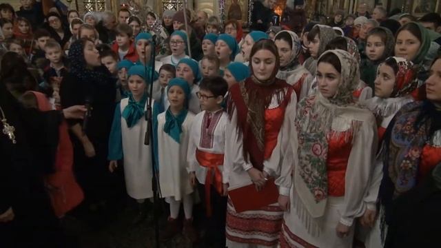 07 01 2020 Колядки в Соборе Хор храма Рождества Пресвятой Богородицы смотреть онлайн