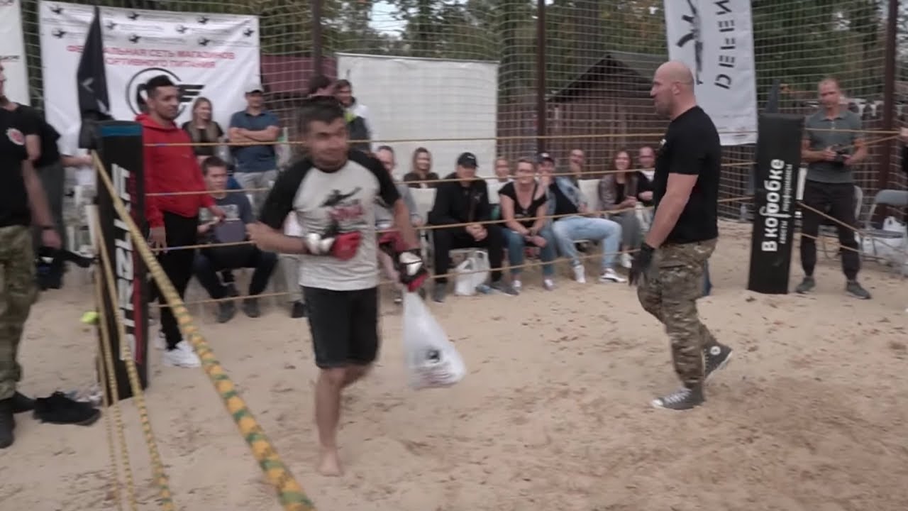 ТАДЖИК С ПАКЕТОМ показал красивый Бой !!!! смотреть онлайн