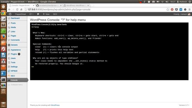 How to Use Interactive WordPress Console Plugin смотреть онлайн