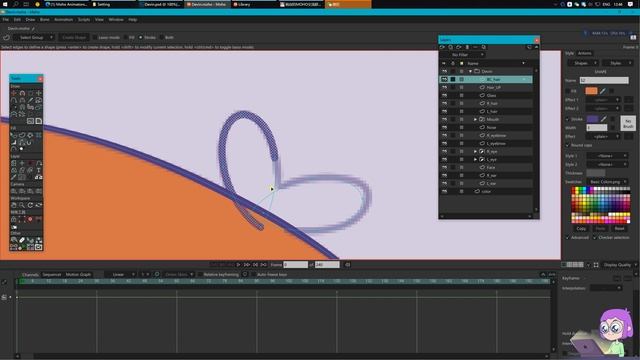 Rigging Devin | Moho Advanced Tutorial | Part 1 Drawing смотреть онлайн