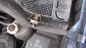 замена термостата на рено сценик