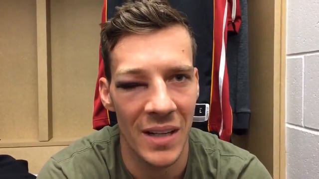 Miami Heat Goran Dragic On His Eye Injury смотреть онлайн
