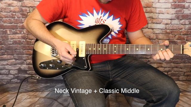 In Between P90 Sounds with Reverend Jestream Guitar смотреть онлайн