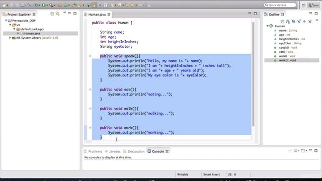 How to create Class and Object in Java Eclipse смотреть онлайн