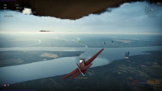 War Thunder Yak 3P Gameplay- New Plane!- Custom Battle смотреть онлайн