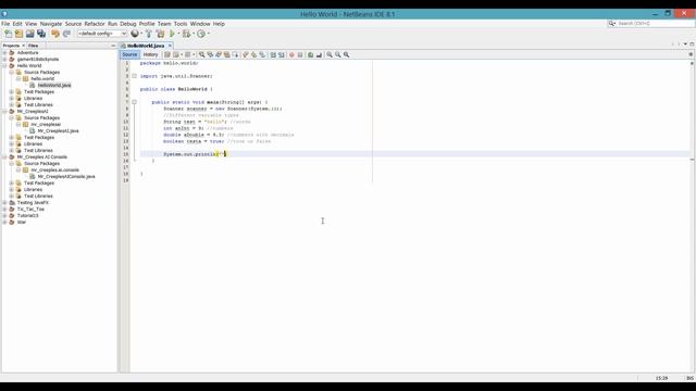 Java Tutorial 2: Java Different Variable Types and Getting User Input смотреть онлайн