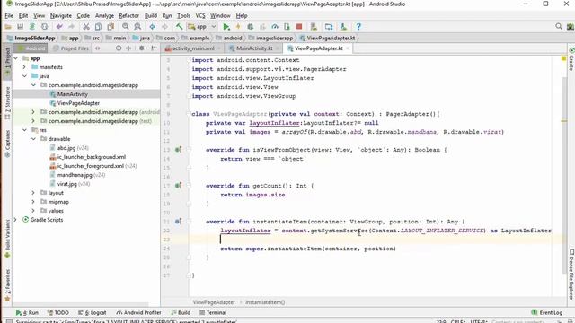 Create a ImageSlider with ViewPager in Android | Android Studio 3.1.2 | Kotlin | 2018 смотреть онлайн