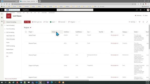 Edit Button in SharePoint Online Microsoft Lists Modern List View смотреть онлайн