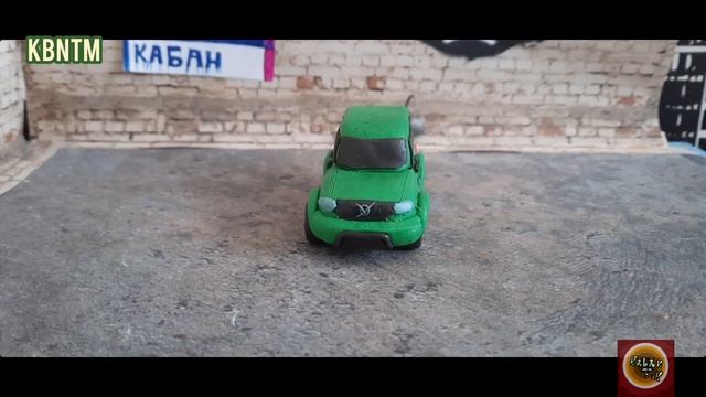 Уаз Patriot из пластилина. смотреть онлайн