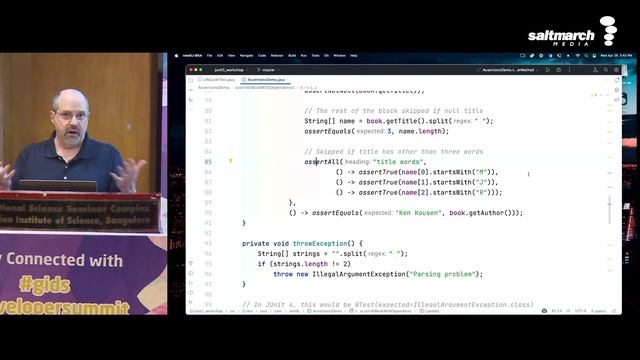Java Testing Part 1: JUnit Jupiter and AssertJ - Kenneth Kousen смотреть онлайн
