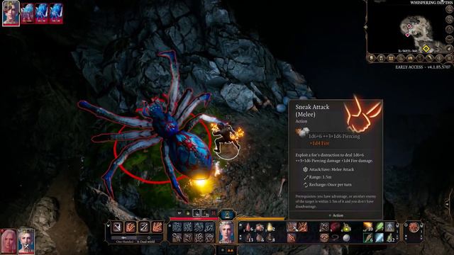 Baldur’s Gate 3 - Early Access: Rogue solo Phase Spider Matriarch – Boss Battle смотреть онлайн