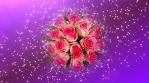 Футаж. Цветочный фон 174