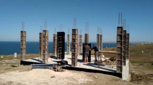 Процесс: Монтаж / Демонтаж опалубка колонн. (не Инструкция!) Металлическая опалубка колон, пластмас