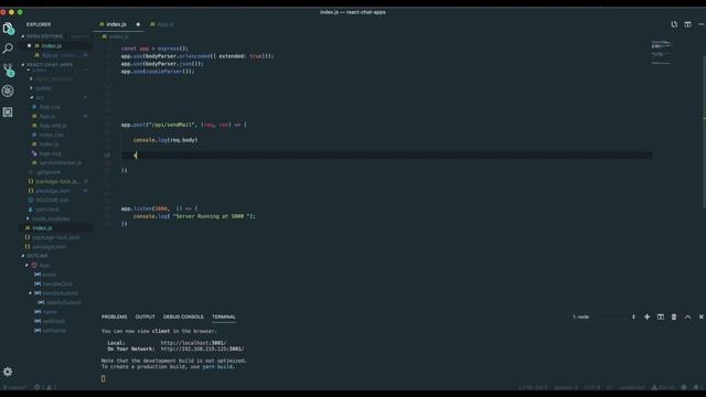 Send Email with NODE JS REACT JS NODEMAILER смотреть онлайн
