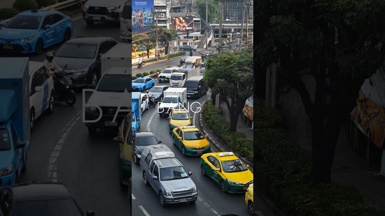 Бросьте все и ощутите Бангкок: Утро на перекрестке #таиланд #бангкок смотреть онлайн