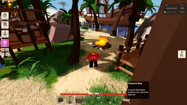 FINDING TREASURE without MAP!! Islands ROBLOX смотреть онлайн