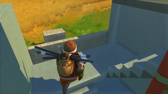 РАБОЧИЕ УКЛАДЫВАЮТ КИРПИЧНУЮ КЛАДКУ НА ЛЕСТНИЧНОЙ КЛЕТКЕ! РЕАЛЬНАЯ ЖИЗНЬ в Scrap Mechanic. смотреть онлайн