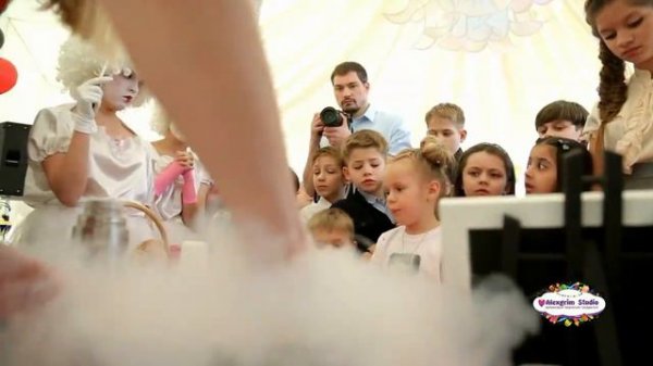 Азотное мороженое для детей от Alexgrim