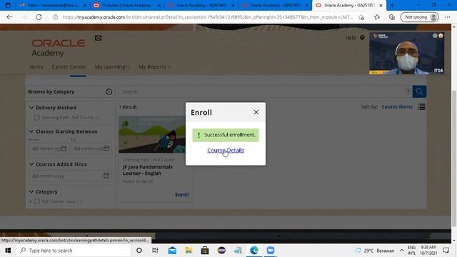 Cara mengakses Materi Java Fundamental di Oracle Academy смотреть онлайн
