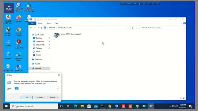 Printer Sharing in Network on Windows 10 смотреть онлайн