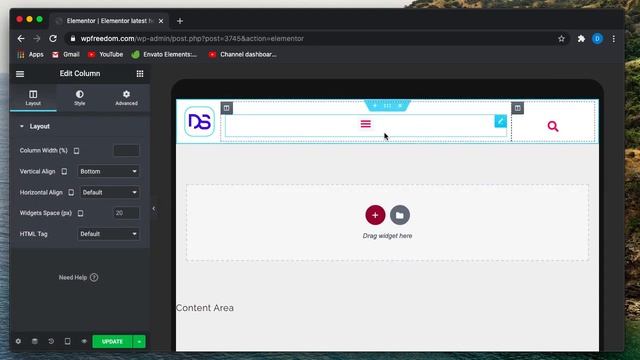 Create custom WordPress header using Elementor pro[2020 version] смотреть онлайн