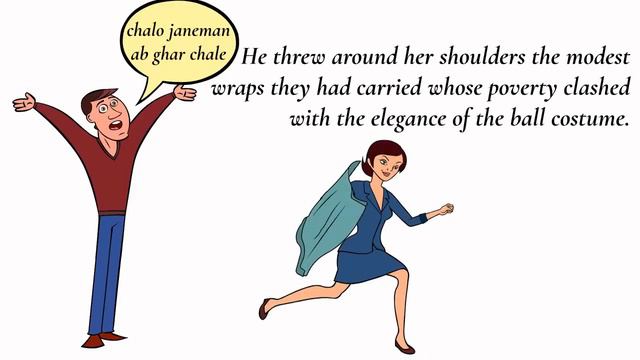 The Necklace Class 10 In Hindi Animation / Footprints Without Feet Class 10 The Necklace English